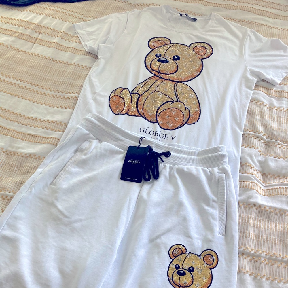 USED George Avenue Paris Streetwear 2pc set (MENS)